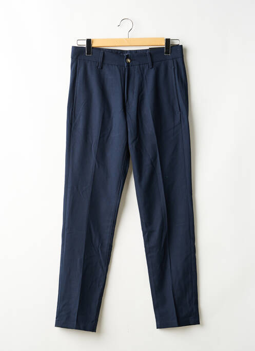 Pantalon droit bleu BRUCE & BUTLER  homme