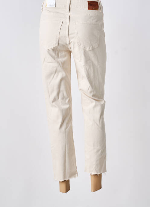 Jeans coupe droite beige ONLY femme