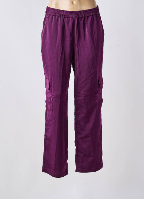 Pantalon droit violet VILA femme