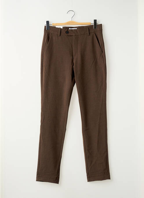 Pantalon droit marron JACK & JONES homme