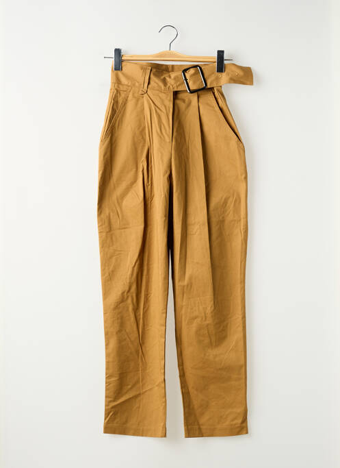 Pantalon chino marron ASTRID BLACK LABEL femme