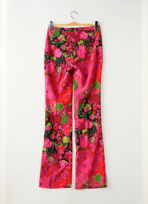 Pantalon droit rose MORGAN femme