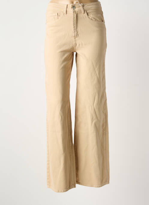 Jeans coupe large beige ONLY femme