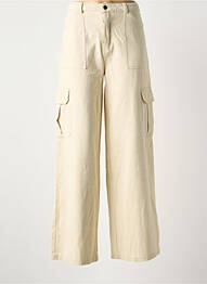 Pantalon cargo blanc LOAVIES femme