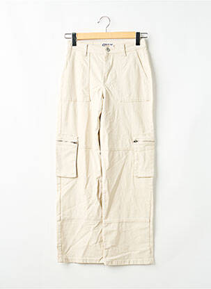 Pantalon cargo beige ONLY femme