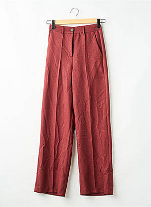 Pantalon large rouge ASTRID BLACK LABEL femme