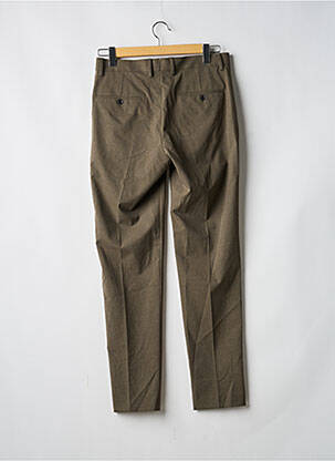 Pantalon droit vert MANGO homme