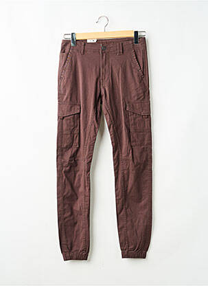 Pantalon cargo marron JACK & JONES homme