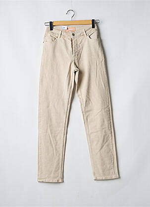 Jeans coupe droite beige JJXX femme