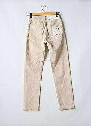 Jeans coupe droite beige JJXX femme