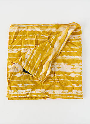 Foulard jaune ASTRID BLACK LABEL femme