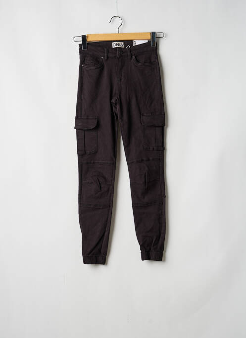 Pantalon cargo noir ONLY femme