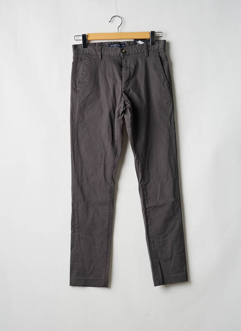 Pantalon chino gris BRUCE & BUTLER  homme