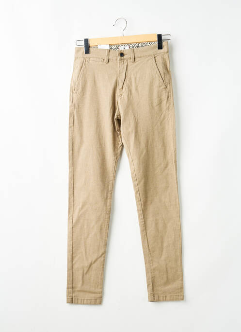 Pantalon droit beige JACK & JONES homme
