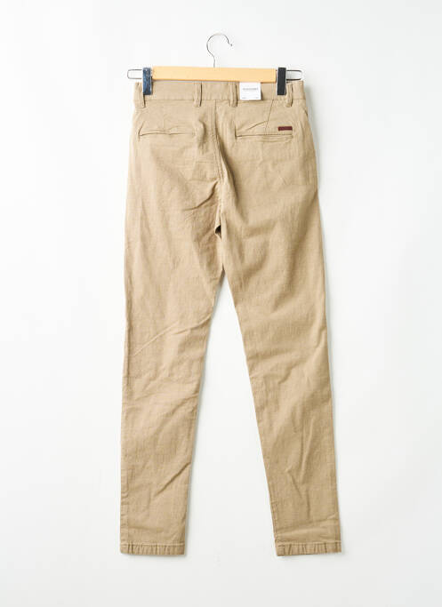 Pantalon droit beige JACK & JONES homme