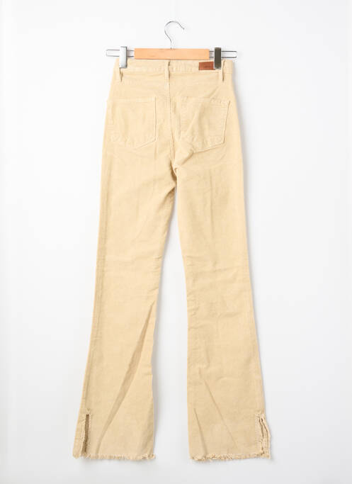Pantalon flare beige SUBDUED femme