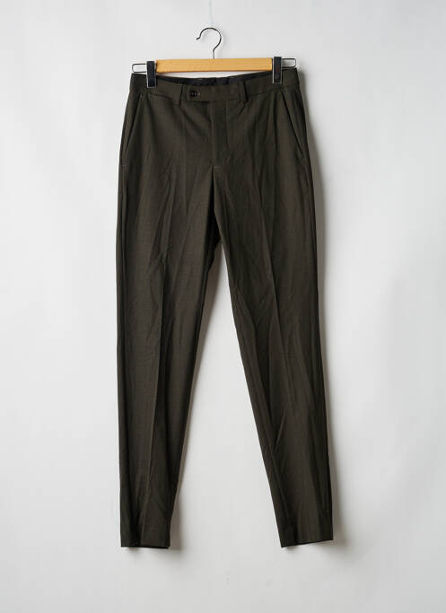Pantalon droit vert MANGO homme