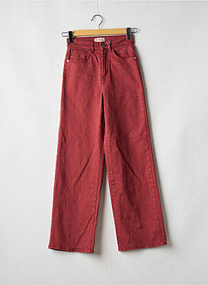 Pantalon droit rouge ONLY femme