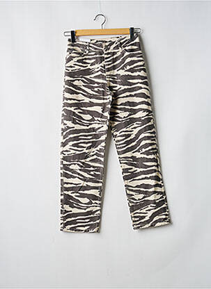 Pantalon droit marron VILA femme