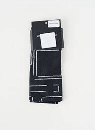 Foulard noir ASTRID BLACK LABEL femme