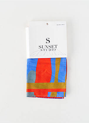 Foulard rouge SUNSET STUDIO femme
