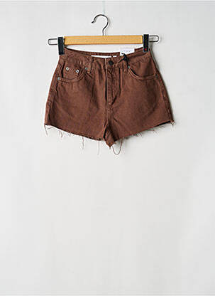 Short marron SUBDUED femme