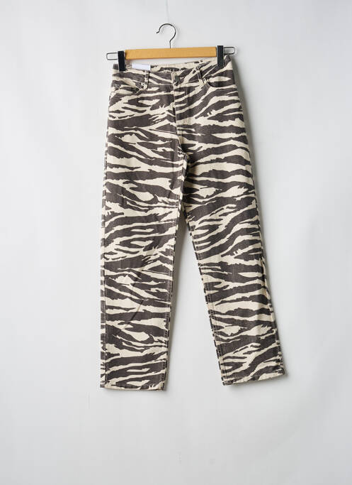 Pantalon droit marron VILA femme