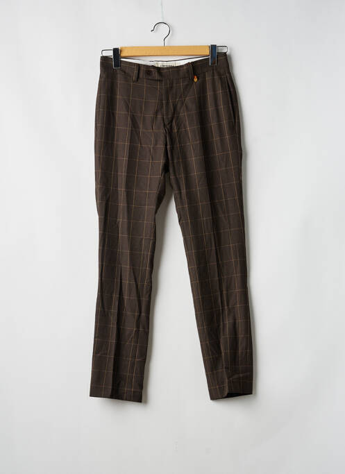 Pantalon droit marron LE FABULEUX MARCEL DE BRUXELLES homme