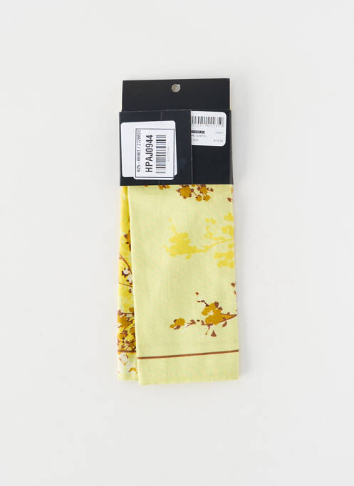 Foulard jaune ASTRID BLACK LABEL femme