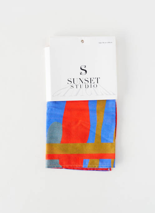 Foulard rouge SUNSET STUDIO femme