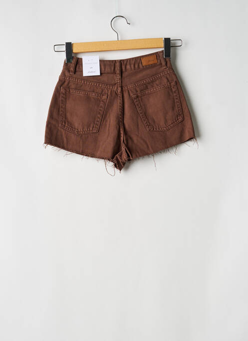 Short marron SUBDUED femme