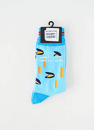 Chaussettes bleu ROARING SOCKS homme