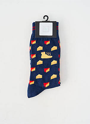 Chaussettes bleu ROARING SOCKS homme