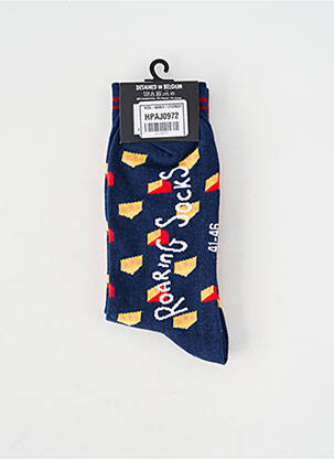 Chaussettes bleu ROARING SOCKS homme