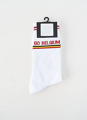 Chaussettes blanc ROARING SOCKS homme