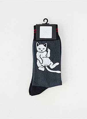 Chaussettes noir ROARING SOCKS homme