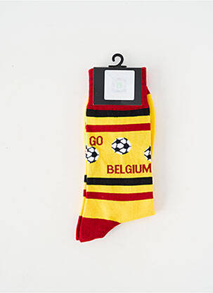 Chaussettes jaune ROARING SOCKS homme