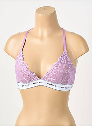 Soutien-gorge violet GUESS femme