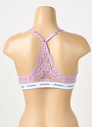 Soutien-gorge violet GUESS femme