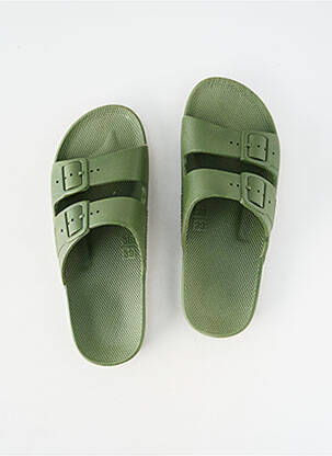 Tongs vert FREEDOM MOSES homme