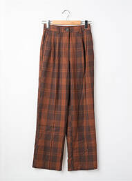 Pantalon droit marron NEON & NYLON femme