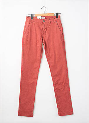 Pantalon chino rouge SHINE homme