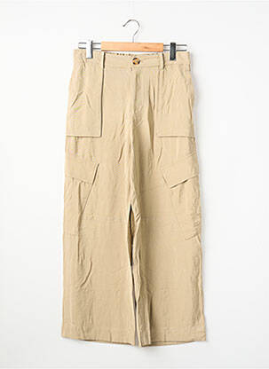 Pantalon cargo beige MANGO femme