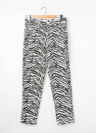 Pantalon droit blanc MANGO femme