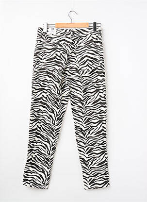 Pantalon droit blanc MANGO femme