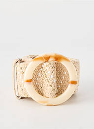 Ceinture beige ACCESS femme