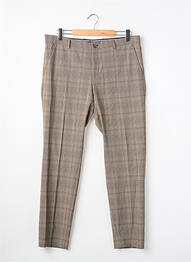 Pantalon droit beige SELECTED homme
