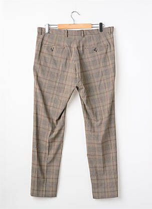 Pantalon droit beige SELECTED homme