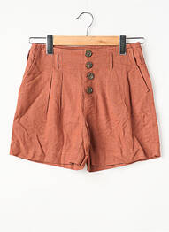 Short marron ONLY femme
