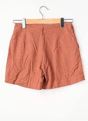 Short marron ONLY femme